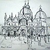 San Marco  (Venetië) tekening 2008